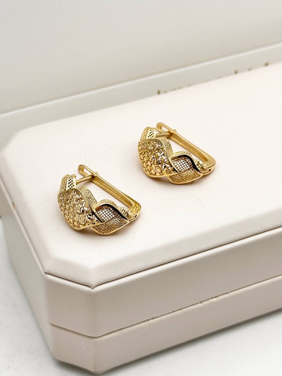 Золотые серьги ✨