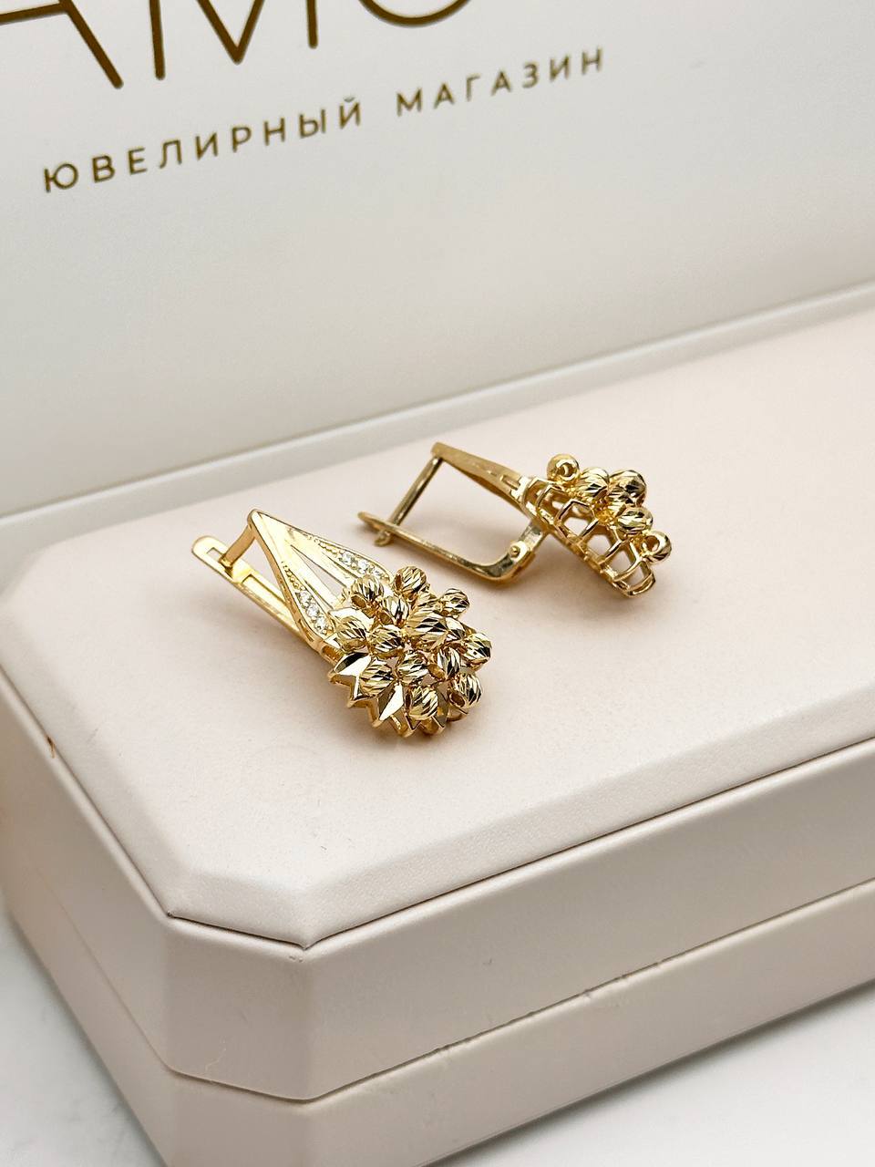 Золотые серьги ✨