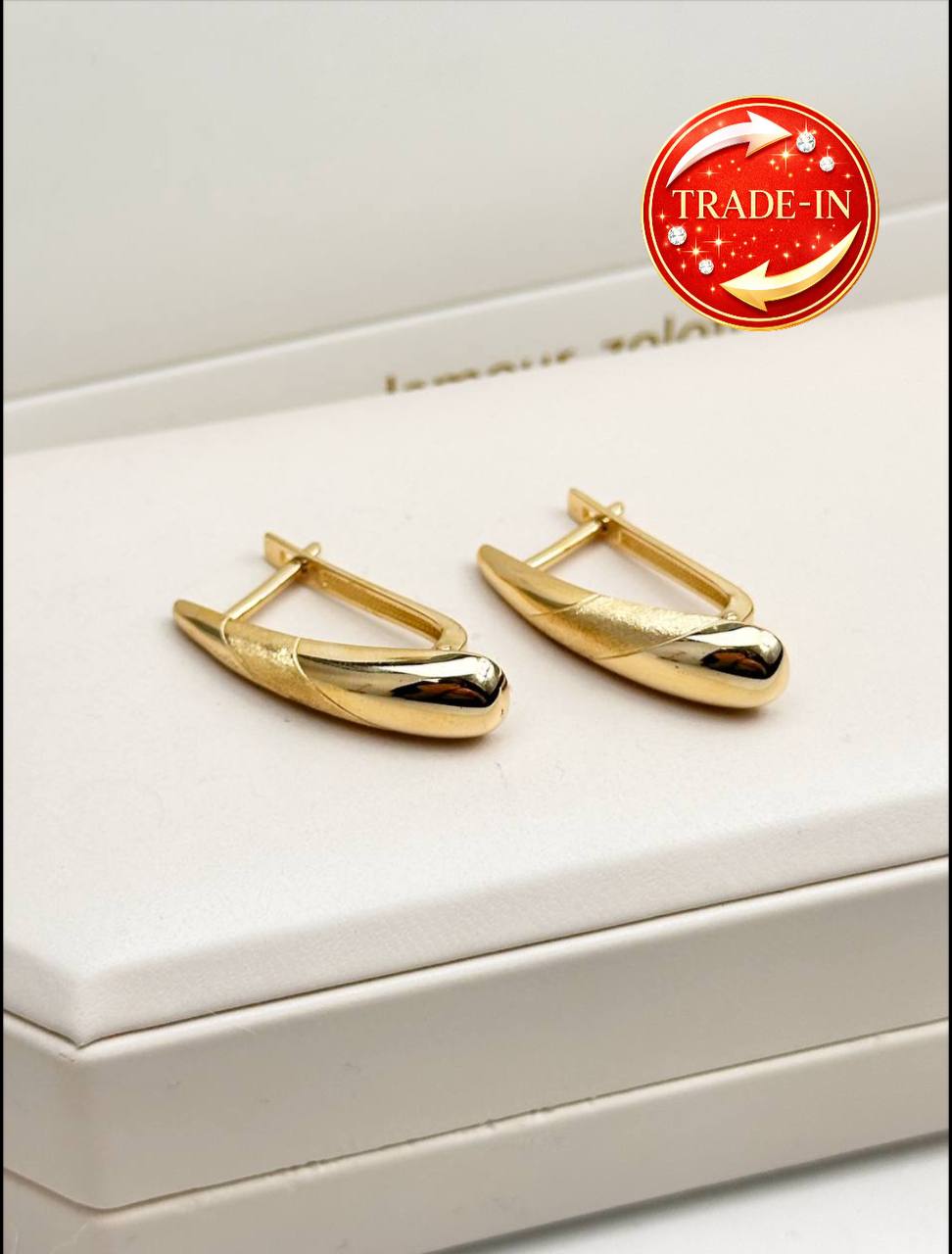 Золотые серьги ✨