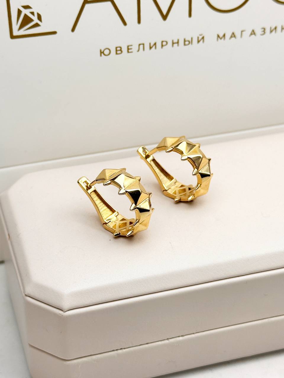 Золотые серьги  ✨