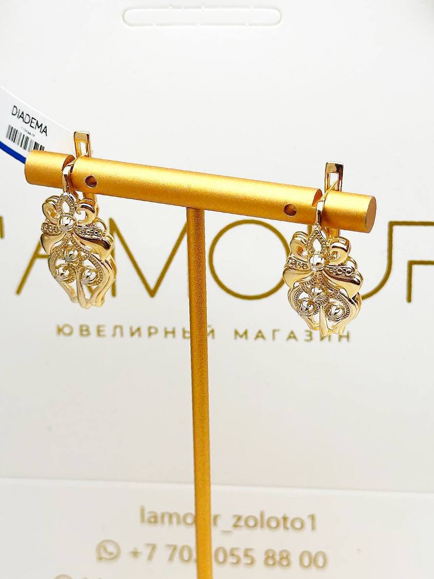 Золотые серьги ✨